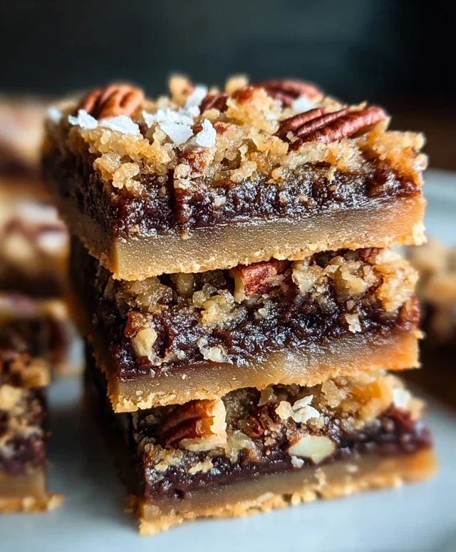 German Chocolate Pecan Pie Bars