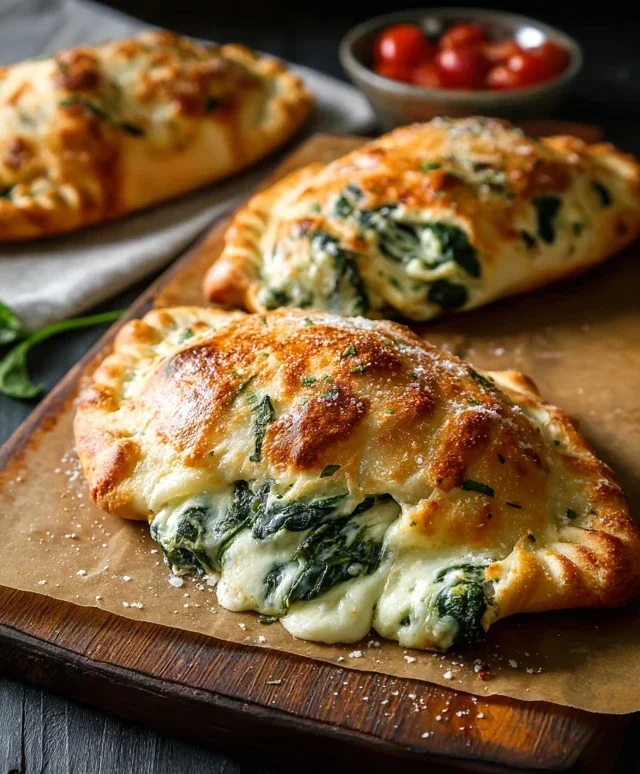 Ricotta Spinach Calzones