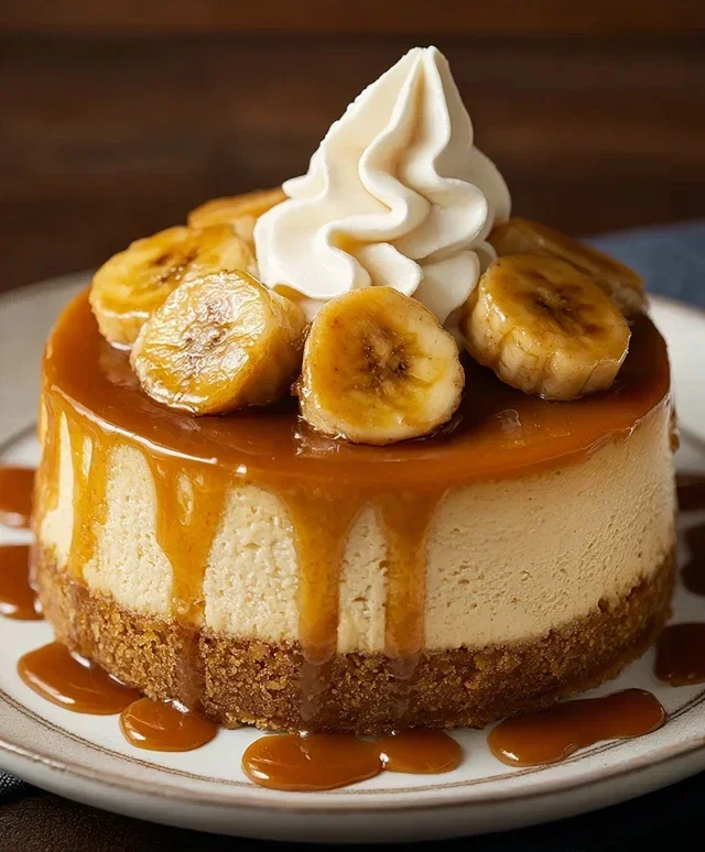 Bananas Foster Cheesecake