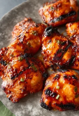 Grilled Honey Buffalo Chicken Thighs