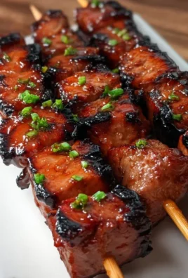 BBQ Beef Skewers with Filipino BBQ Marinade