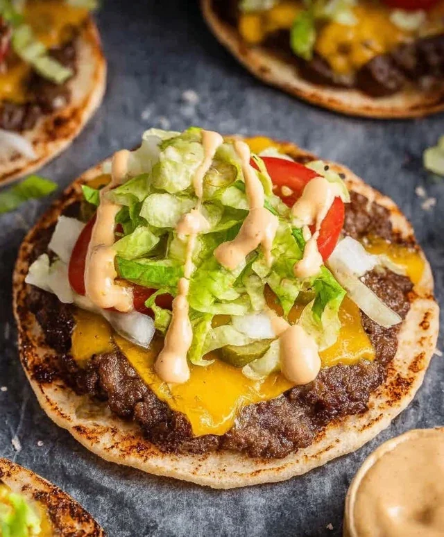 Smash Burger Tacos