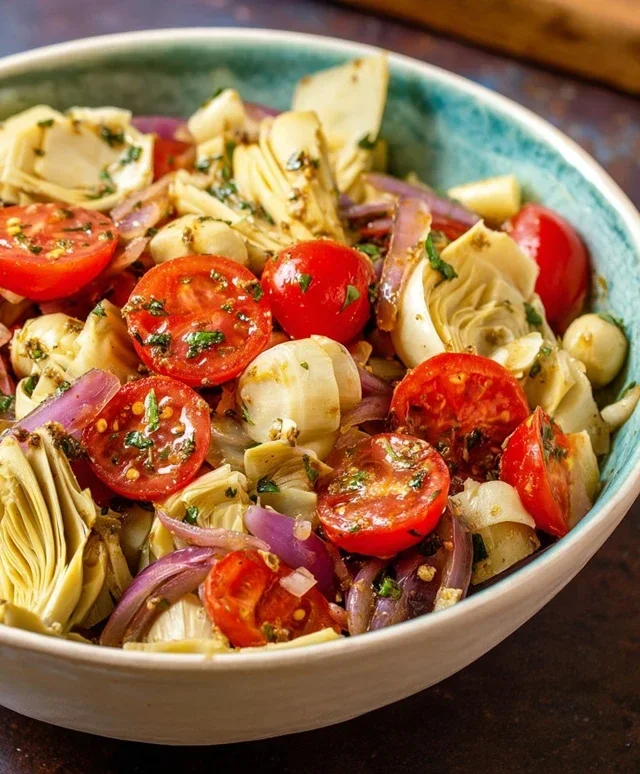 Tuscan Artichoke Tomato Salad