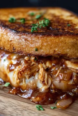 BBQ Chicken Grilled Cheese Sandwich