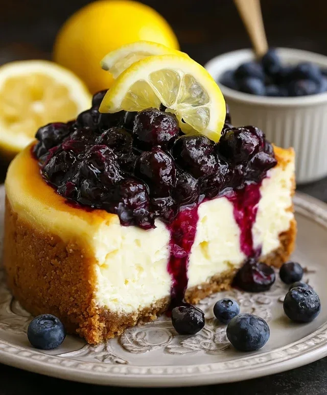 Lemon Blueberry Cheesecake