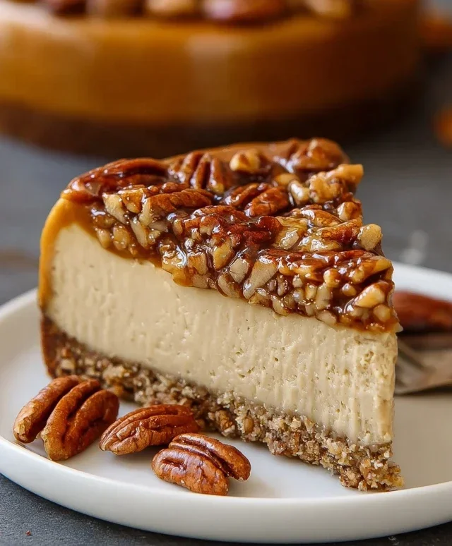 Pecan Caramel Cheesecake