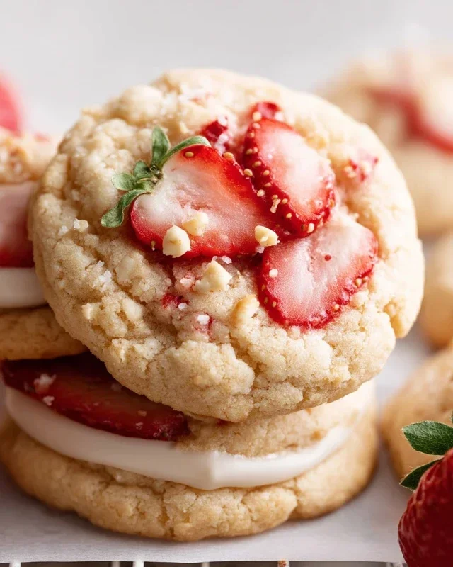 Strawberry Shortcake Cookies