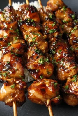 Teriyaki Chicken Skewers