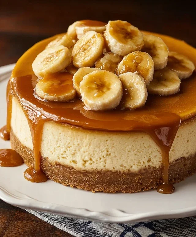 Bananas Foster Cheesecake