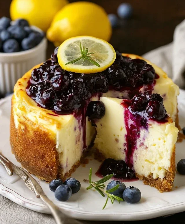 Lemon Blueberry Cheesecake