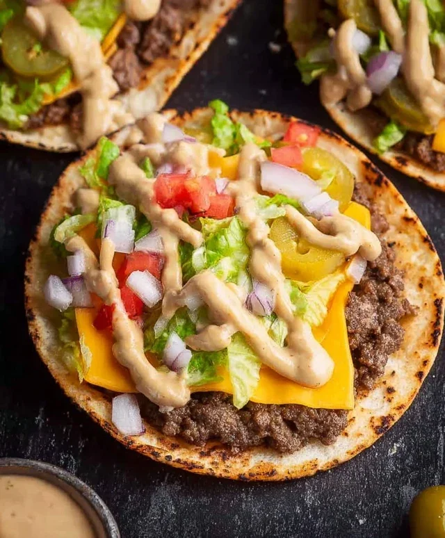 Smash Burger Tacos