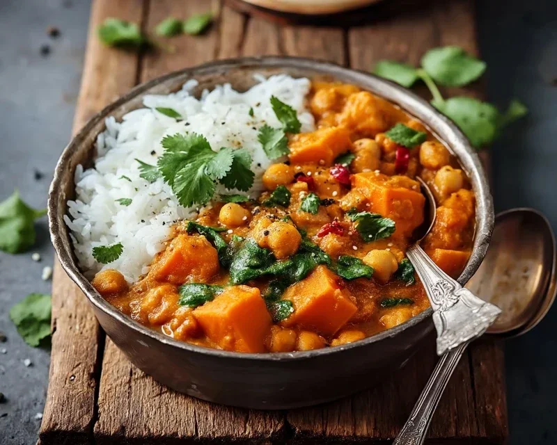 Sweet Potato and Chickpea Curry
