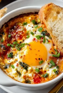 Baked Feta Eggs