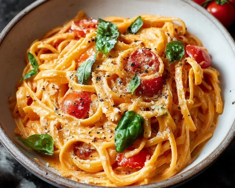 Easy One Pot Creamy Tomato Pasta