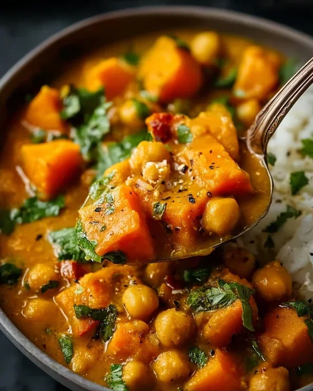Sweet Potato and Chickpea Curry