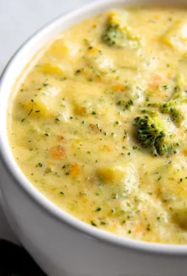 Broccoli Potato Cheese Soup Recipe