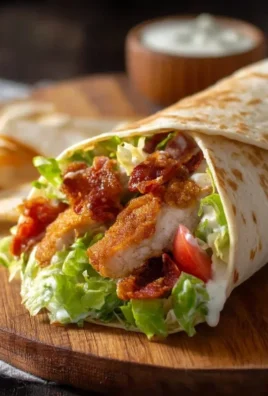Crispy Chicken Beef Beef Bacon Ranch Wrap