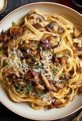 Caramelized Leek and Mushroom Gruyere Pasta