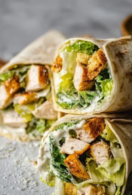Chicken Caesar Wraps