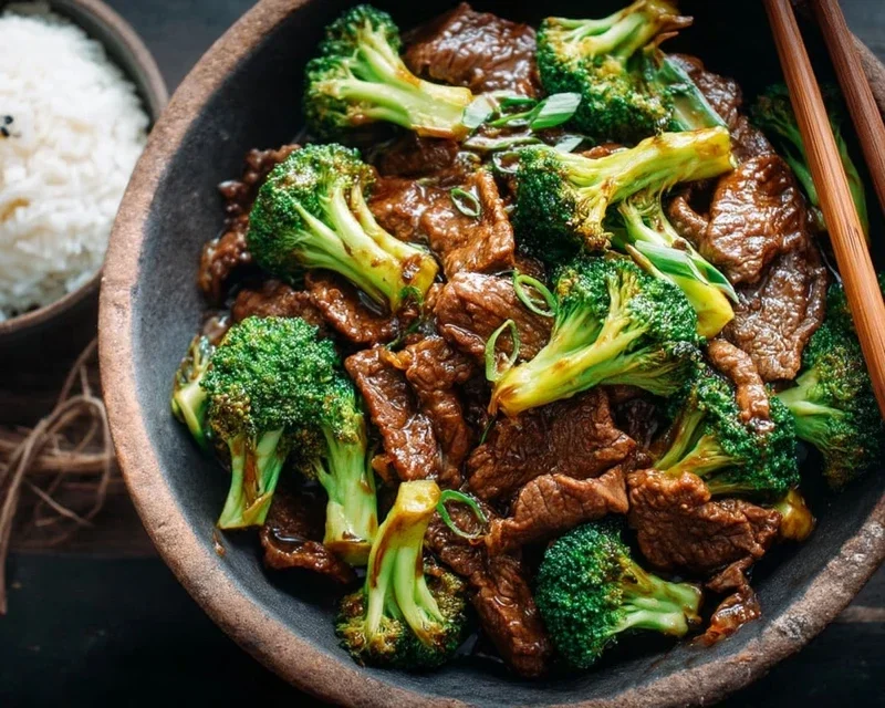 Chinese Beef and Broccoli (牛肉炒西兰花)