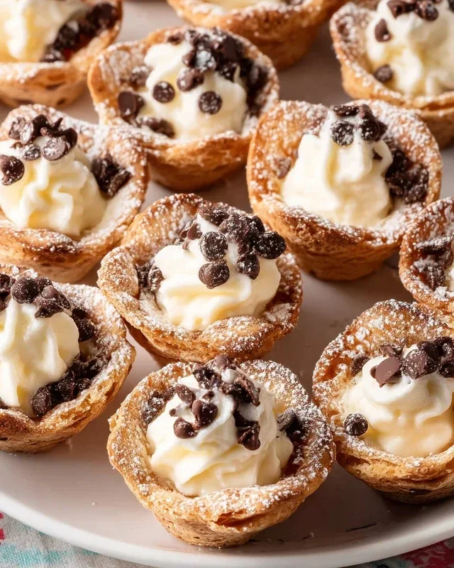 Mini Cannoli Cups