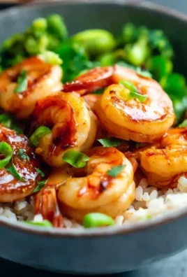 Honey Garlic Shrimp Bowls