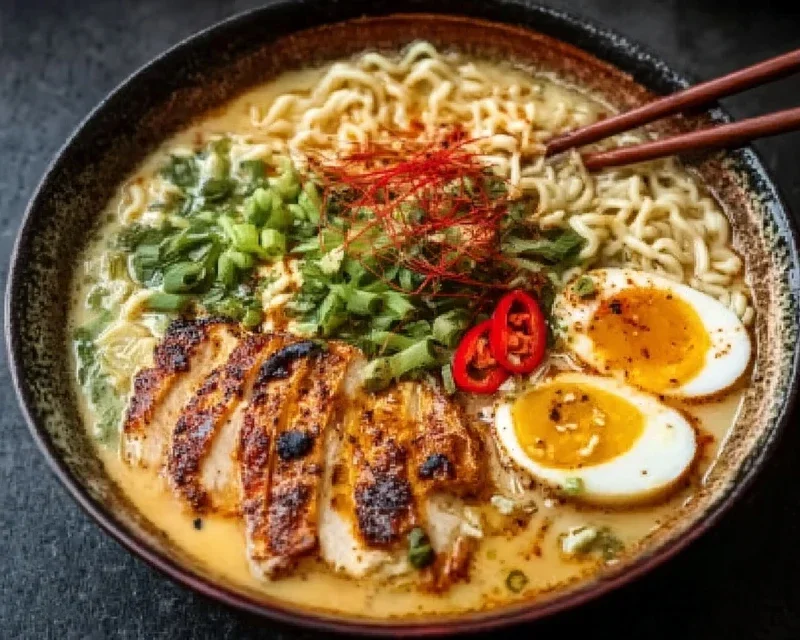 Creamy Garlic Chicken Ramen: An Incredible Ultimate Recipe