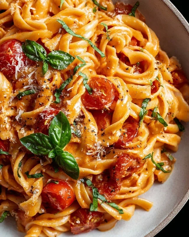 Easy One Pot Creamy Tomato Pasta