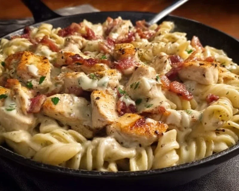 Chicken Beef Beef Bacon Ranch Pasta