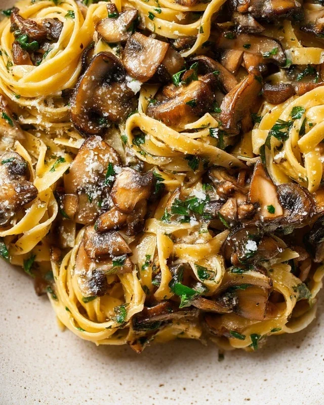 Garlic Mushroom Pasta