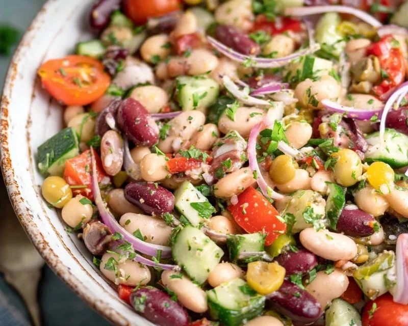 Mediterranean Bean Salad
