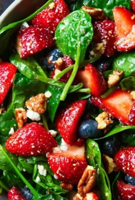 15-Minute Strawberry Spinach Salad