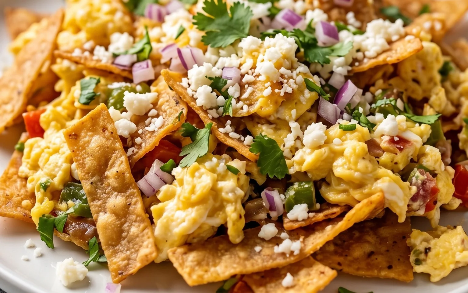 Migas Recipe: Mexican Scrambled Eggs with Crispy Tortillas
