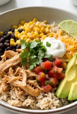 Slow Cooker Chicken Burrito Bowl