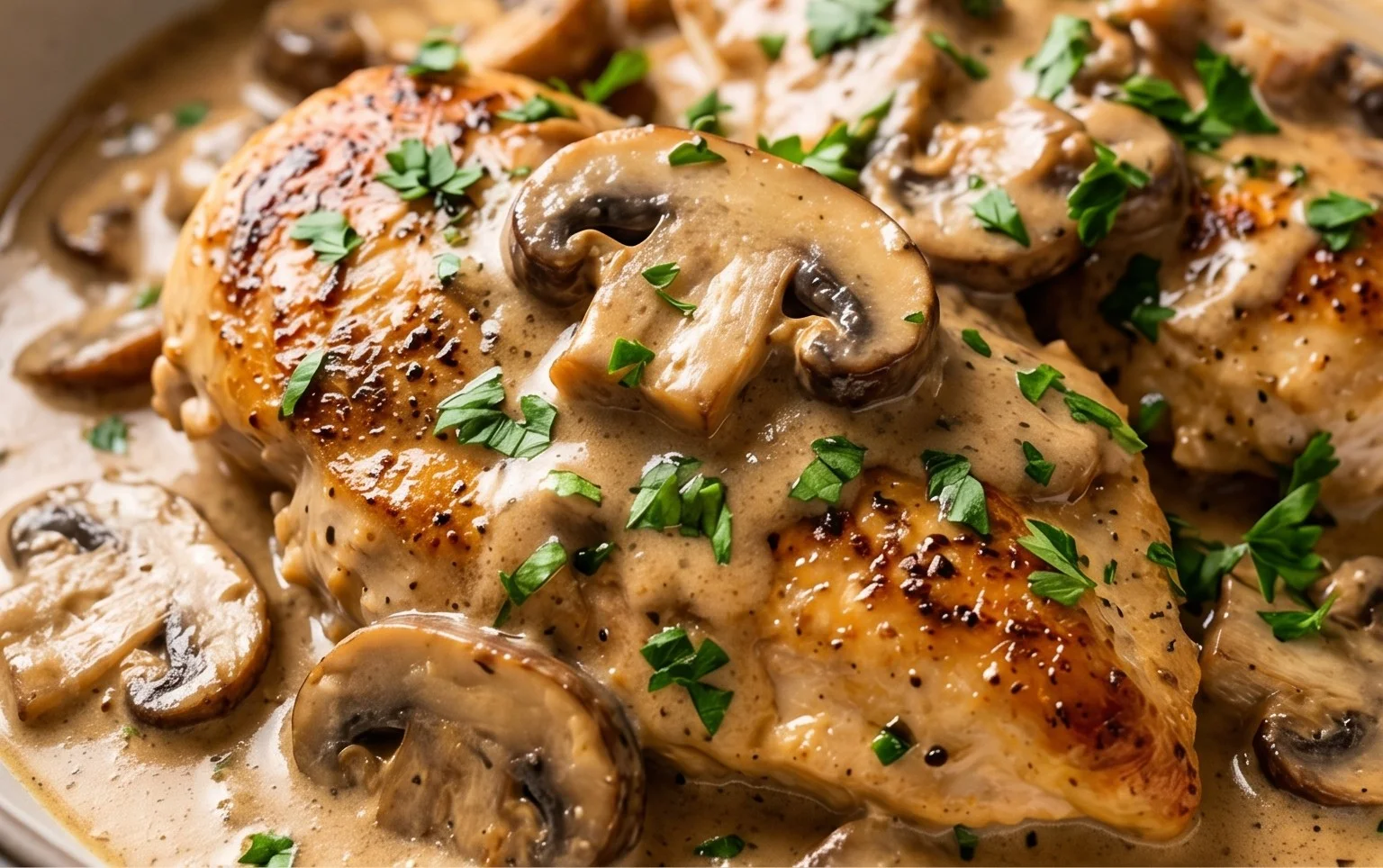 Creamy Mushroom Chicken