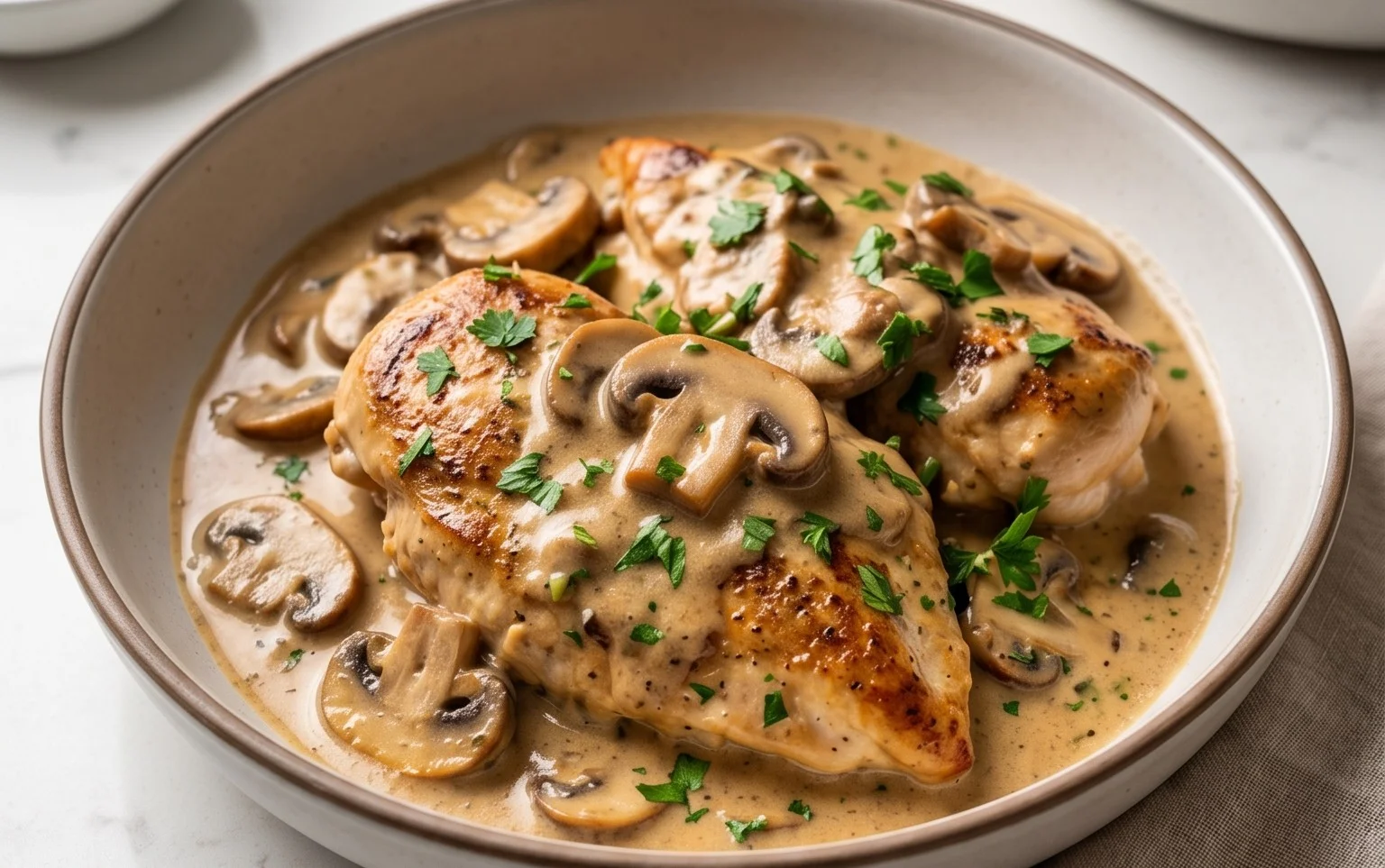 Creamy Mushroom Chicken