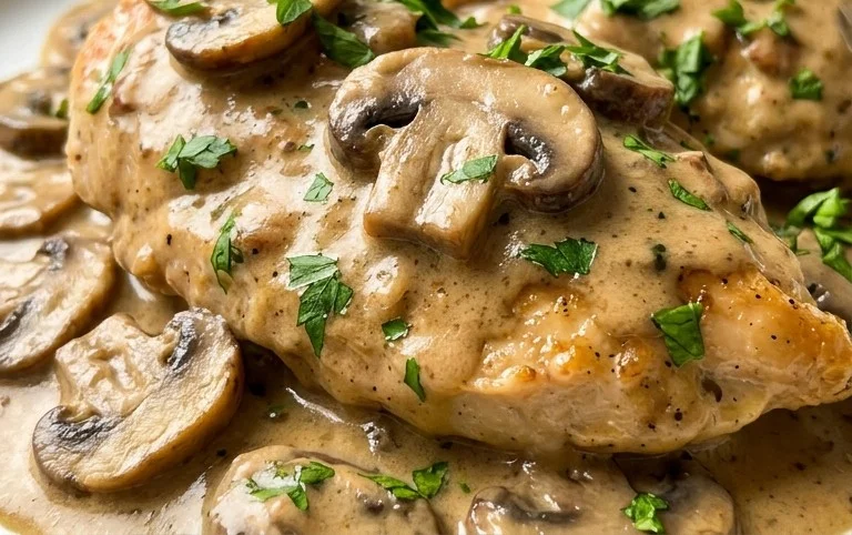 Creamy Mushroom Chicken Recipe