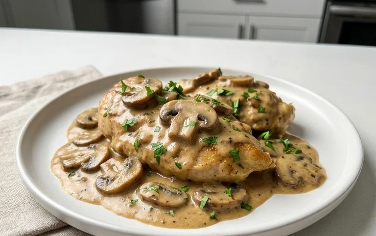 Creamy Mushroom Chicken Recipe
