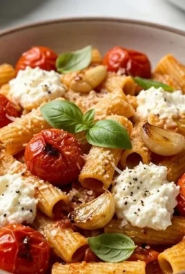 Roasted Tomato and Garlic Ricotta Pasta