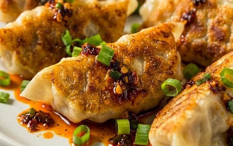 Chicken Potstickers (Pan Fried Dumplings)