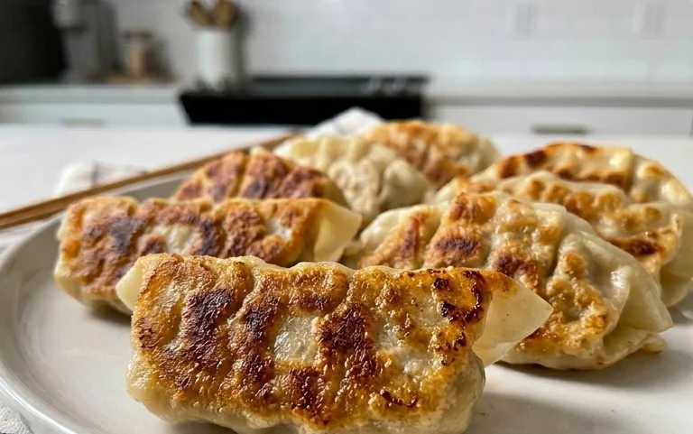 Chicken Potstickers (Pan Fried Dumplings)