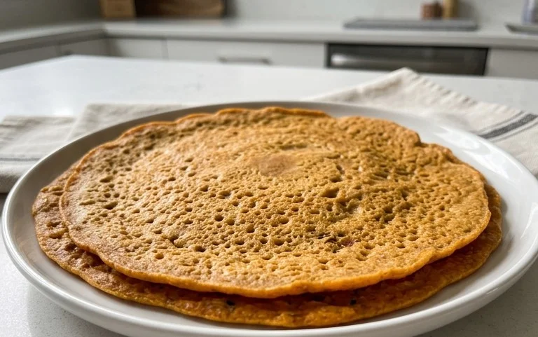 Masoor Dal Chilla | Savory Red Lentil Pancakes