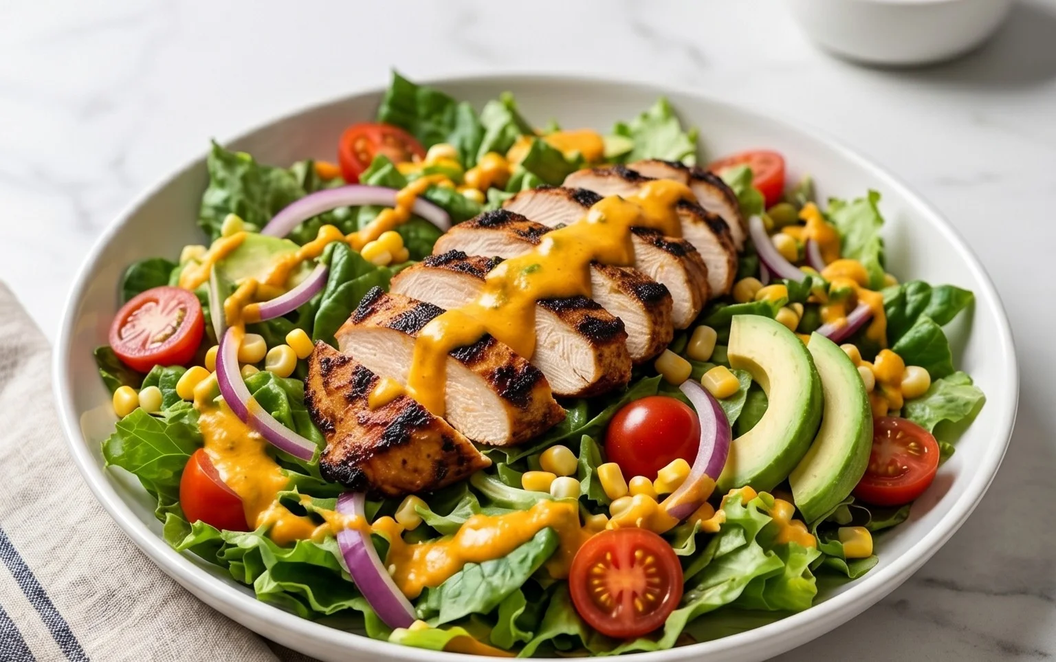 Peruvian Grilled Chicken Salad