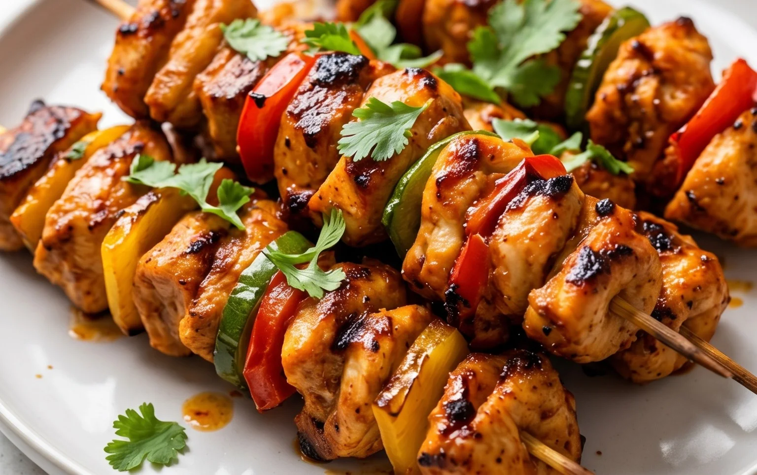 Mexican Barbecue Chicken Skewers
