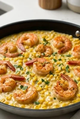 Shrimp and Creamed Corn (30 Minutes, One-Pan)