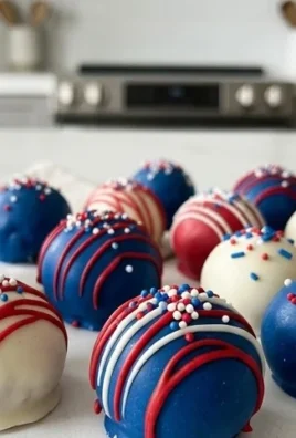 Patriotic Oreo Balls