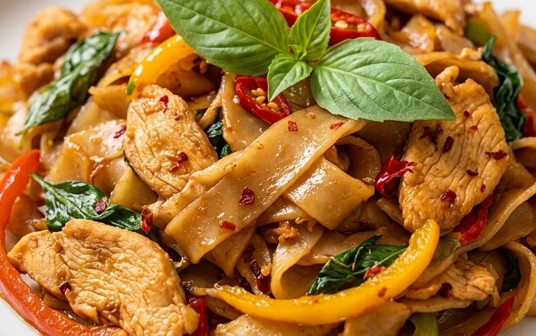 Drunken noodles