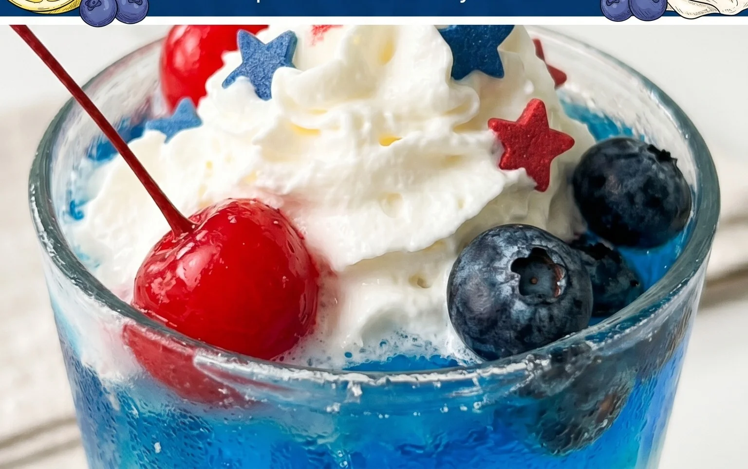 July 4th Layered Drinks Recipe