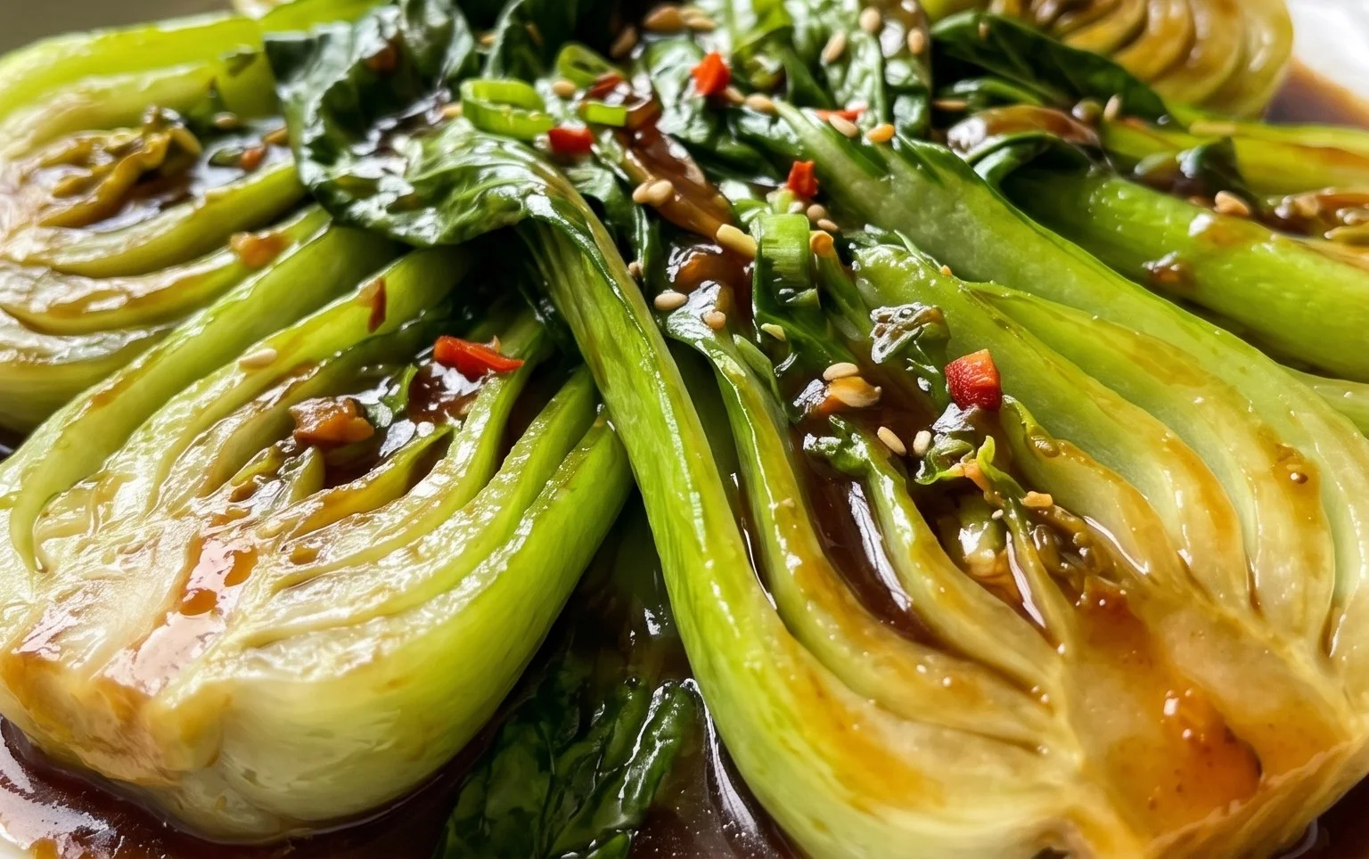 Bok Choy with Oyster Sauce