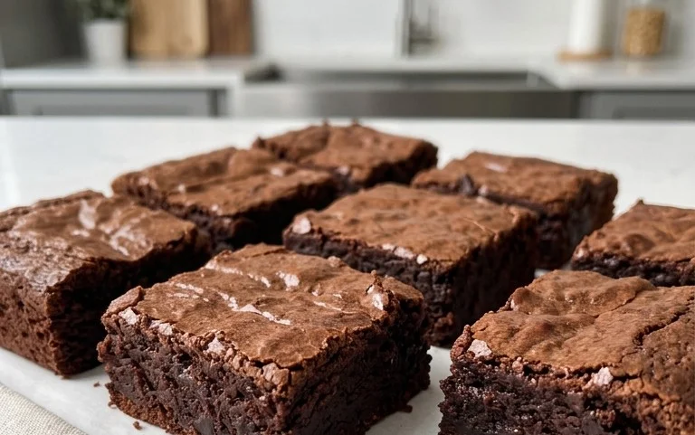 Fudgy Eggless Brownies